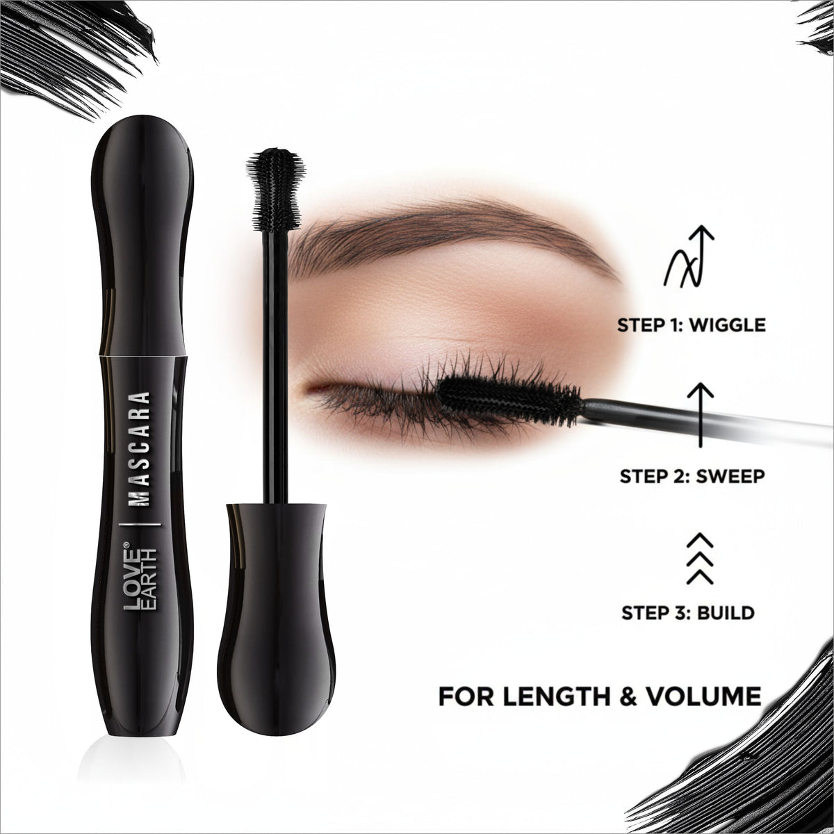 Image 6 of Mascara Volumizing & Lengthening | Smudge-Proof, Long-Lasting & Intense Black-8ml