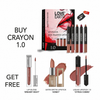 Lip Crayon -Lipstick 1.O,Lip Gloss Dreamy Night,Lipstick Honey, Citrus Cosmo